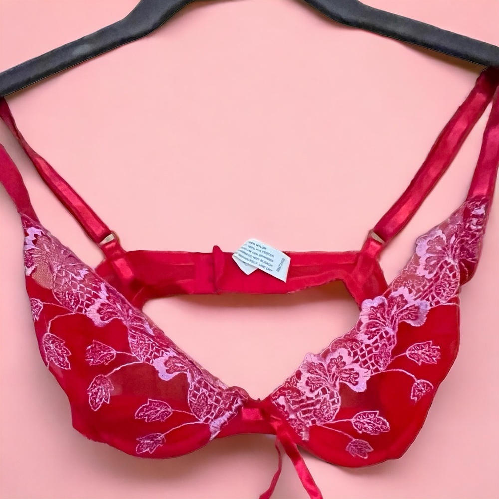 Red Hot and Lacy Bra